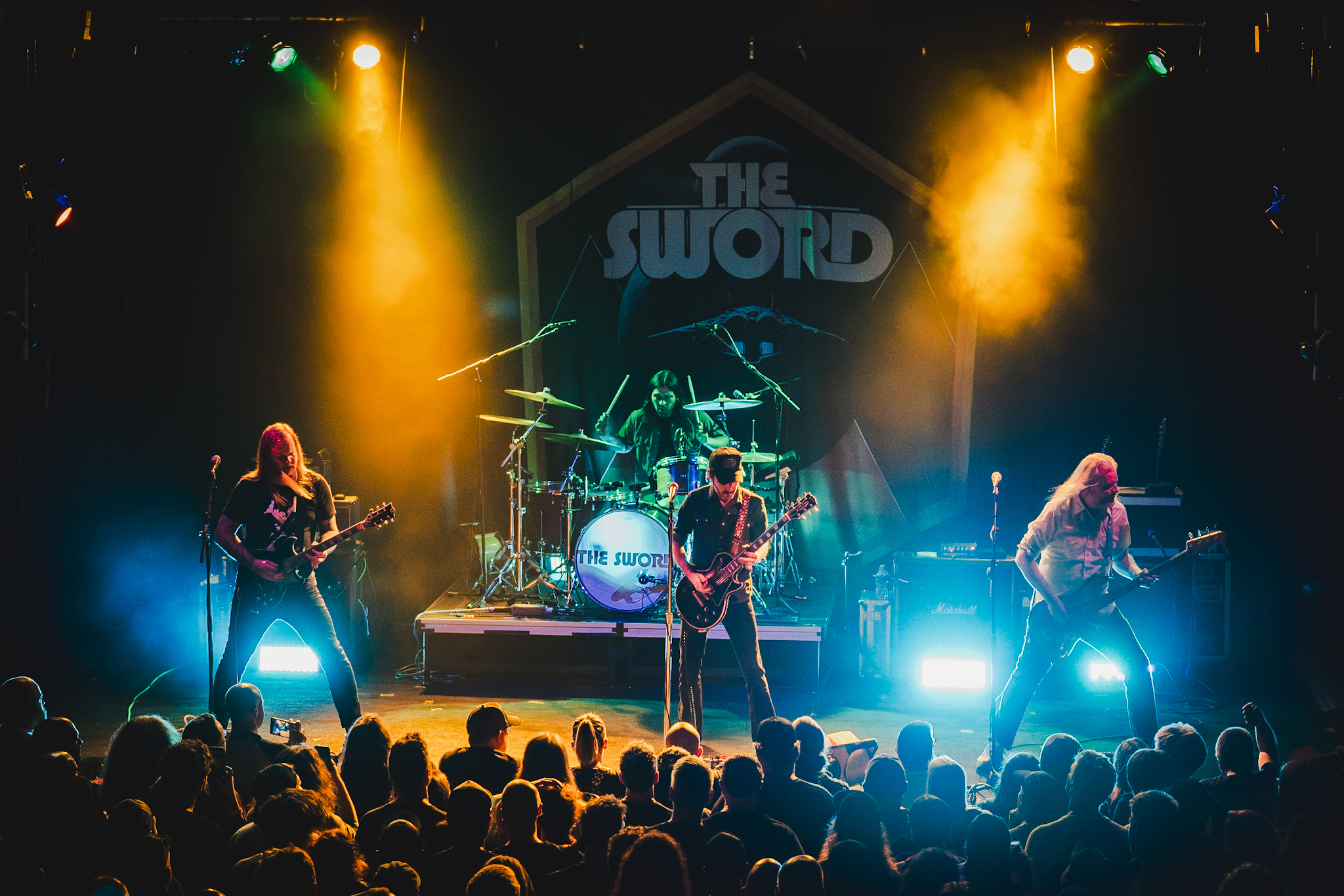 Sold-out Saturday night cosmic adventures at Mr. Smalls with The Sword